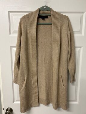 French Connection Neutral Tan Cardigan